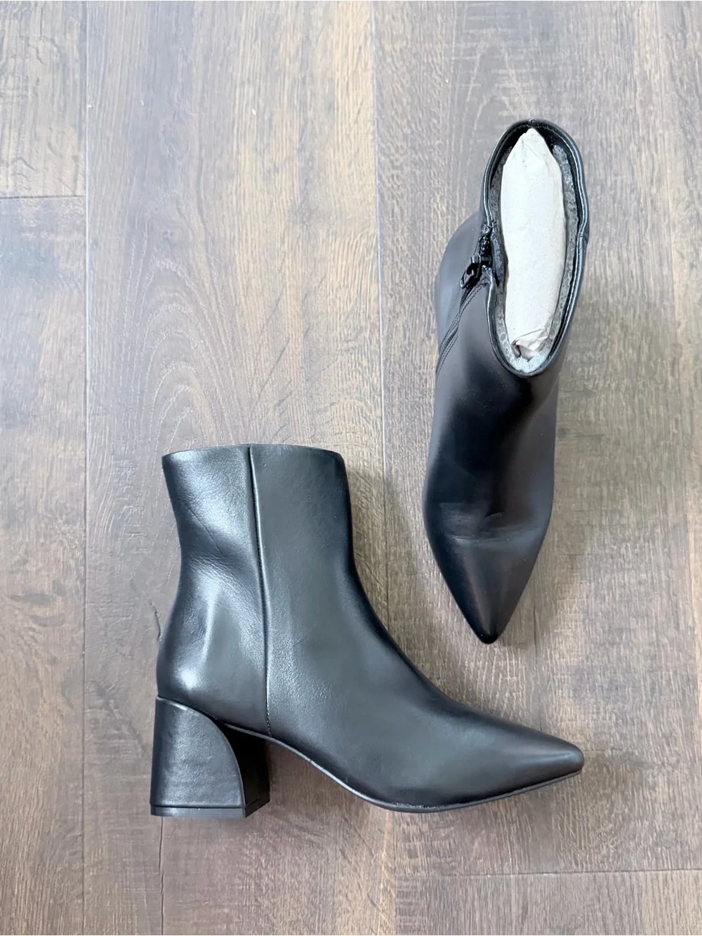 Steve Madden Faris Black Leather Boot | Size 6